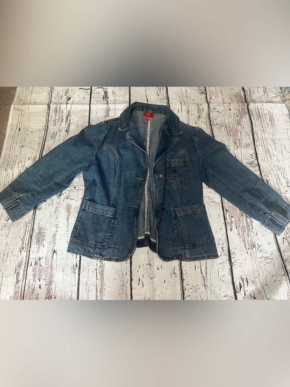 Mossimo Denim Blazer Jacket - Blue